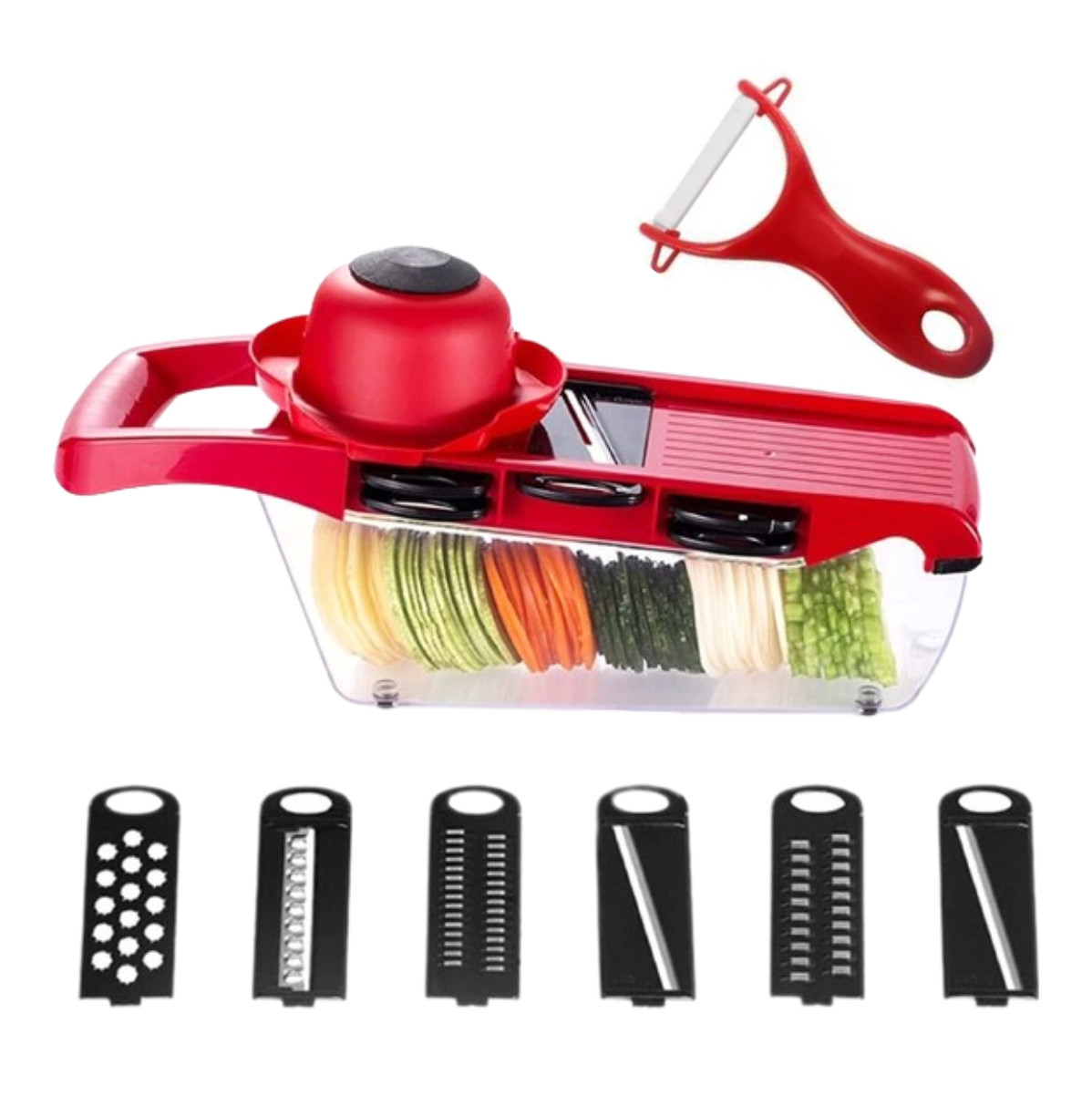 Miniatura 6 de Mandolina 6 En 1 Rallador Pica todo